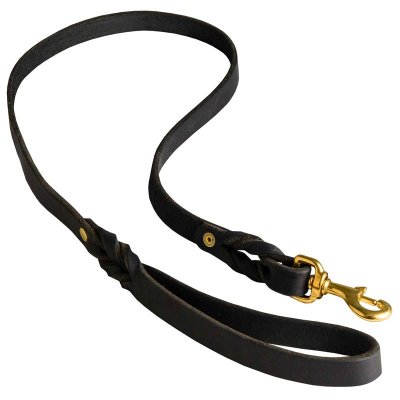 Walking Training Leather Samoyed Leash Braided [L320#1115 20 mm leather ...