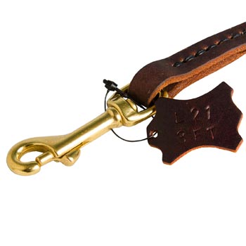 Rustproof Snap Hook for leather Samoyed Leash