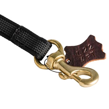Strong Samoyed Leash Nylon with Brass Snap Hook